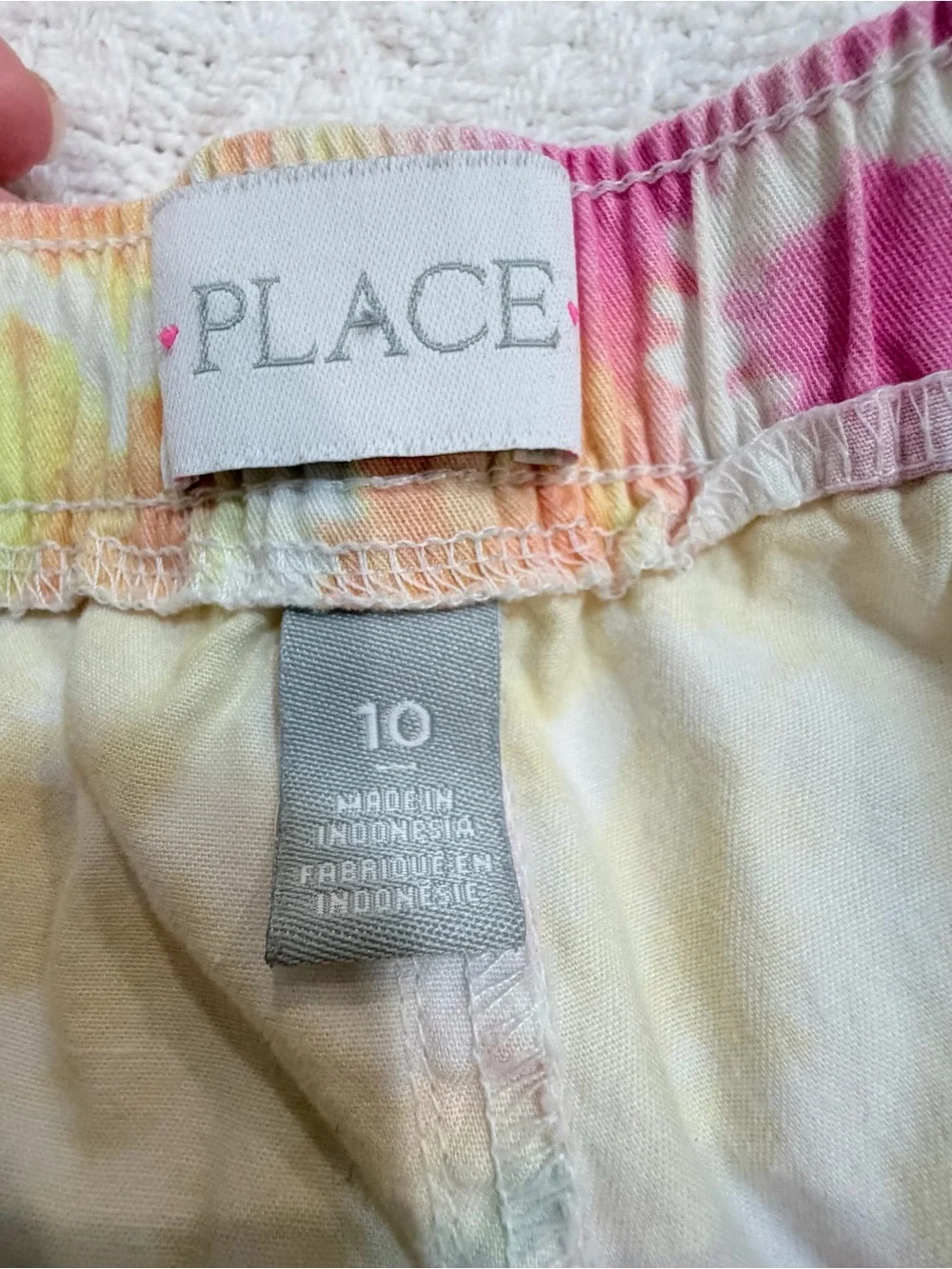 The Children’s Place Girls Tie-Dye Heart Outfit Set (Top XL/14, Shorts 10)